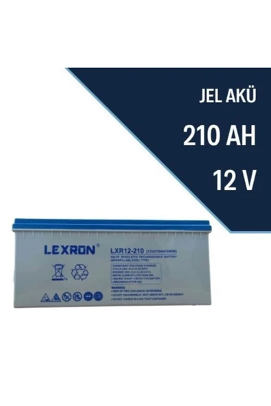 Lexron 210Ah 12V Nano-Karbon Jel Akü ürün görseli 1