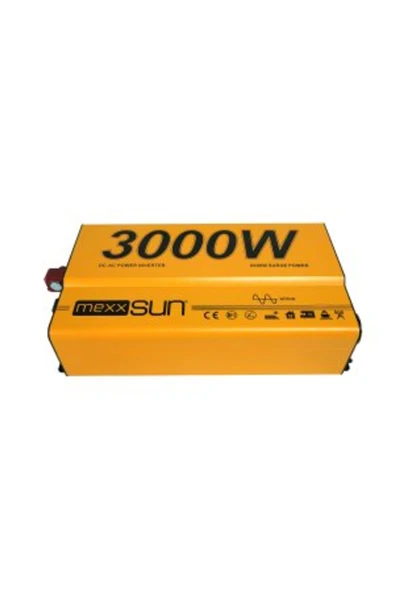 Mexxsun 3000W 12V Tam sinüs Inverter - Resim 6