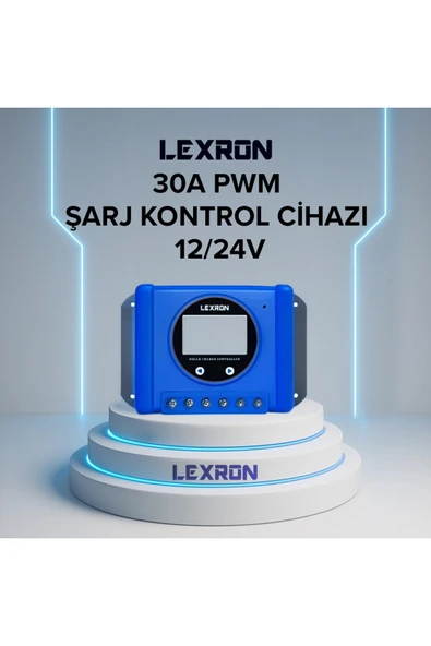 Lexron 30A PWM Şarj Kontrol Cihazı ürün görseli 1