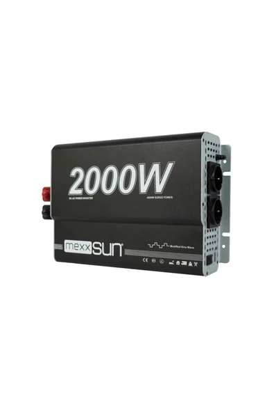 Mexxsun 2000W 12V Modifiye Sinüs Inverter - Resim 2