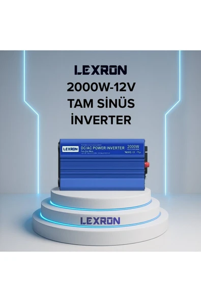 Lexron 2000W 12V Tam Sinüs Inverter ürün görseli 1