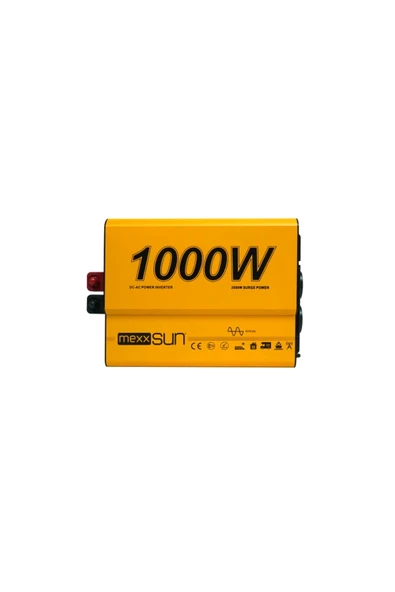 Mexxsun 1000W 12V Tam sinüs Inverter ürün görseli 1