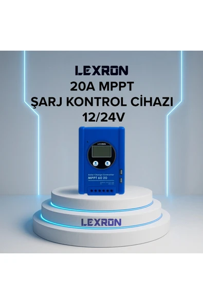 Lexron 20A MPPT Şarj Kontrol Cihazı ürün görseli 1