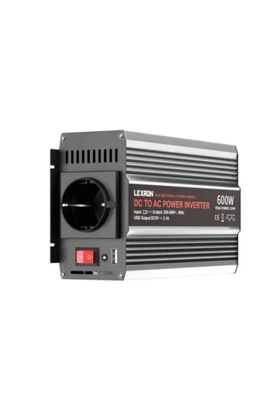 Lexron 600W 12V Modifiye Sinüs İnverter ürün görseli 1