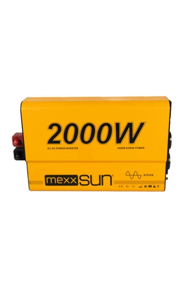 Mexxsun 2000W 12V Tam sinüs Inverter ürün görseli 1