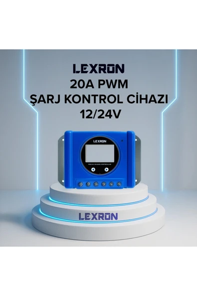 Lexron 20A PWM Şarj Kontrol Cihazı ürün görseli 1