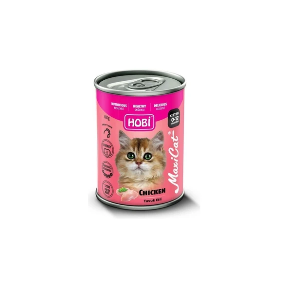 Maxicat Tavuklu Yavru Konserve 400 gr x 20 ürün görseli 1