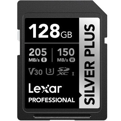 Lexar 128GB Silver Plus SD Hafıza Kartı ürün görseli 1