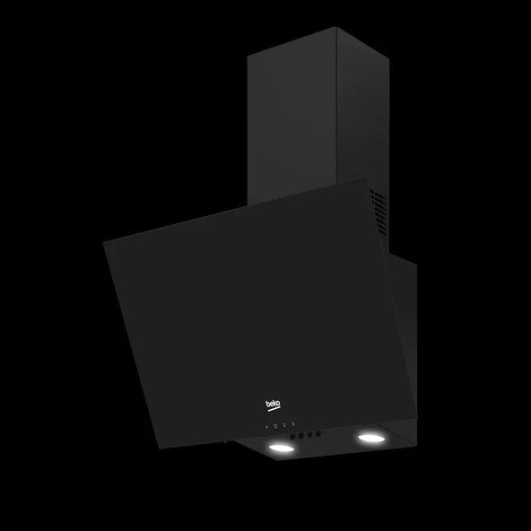 Beko BDE 6030 SR Siyah Duvar Tipi Davlumbaz - Resim 2