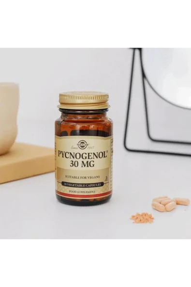 Solgar Pycnogenol 30 mg 30 Kapsül - Resim 2