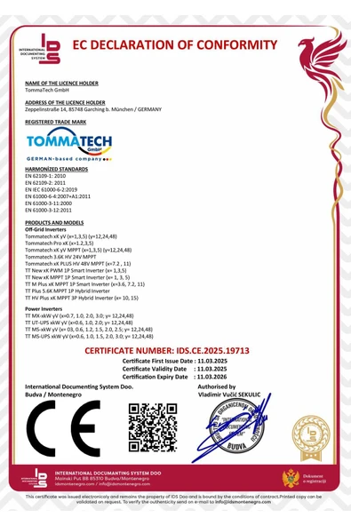 TommaTech 1K 12V 1000W - Resim 4