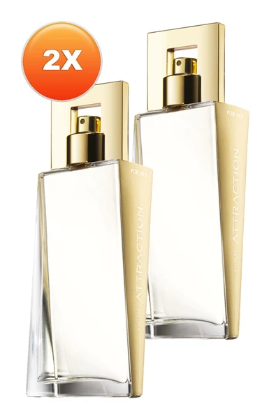 Attraction Kadın Parfüm Edp 50 Ml. İkili Set - Resim 2