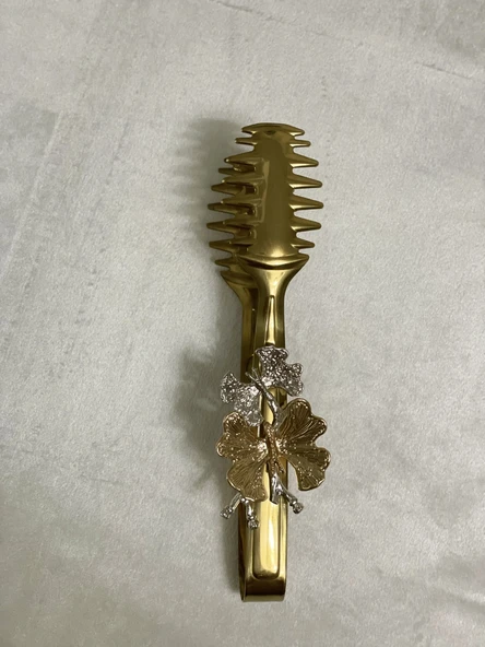 Kelebekli Gold Sunum Maşası Paslanmaz Çelik ürün görseli 1