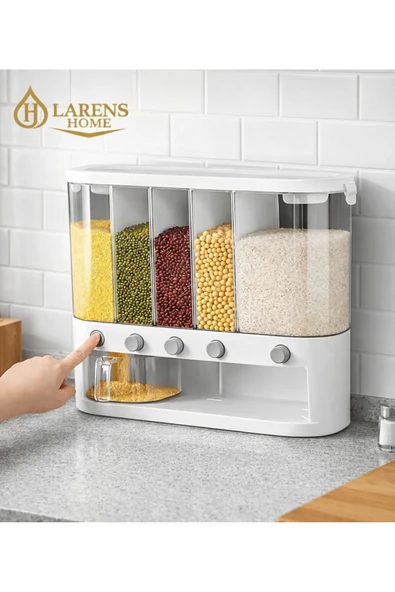 STORE V5 5 Bölmeli Bakliyat Saklama Kabı ürün görseli 1