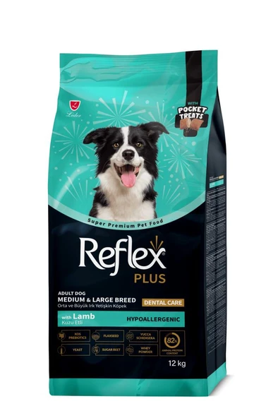 Reflex Plus Pocket Treats Orta Ve Büyük Irk Kuzu Etli Yetişkin Köpek Maması 12 Kg ürün görseli 1