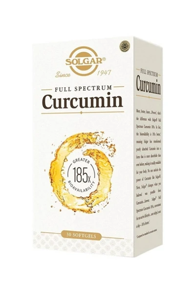 Solgar Curcumin Food Supplement 30 Kapsül - Resim 3