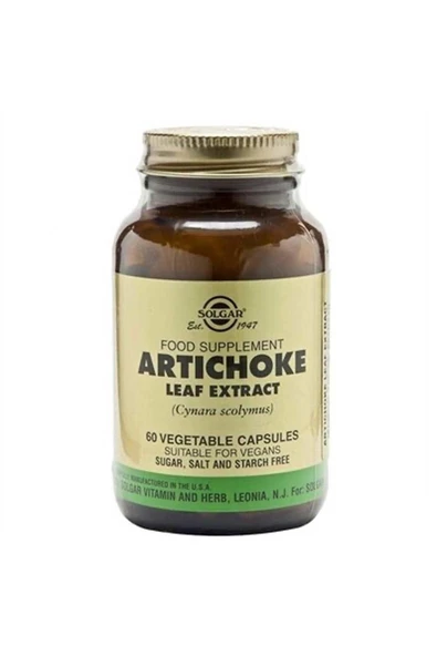 Solgar Artichoke Leaf Extract 60 Kapsül ürün görseli 1