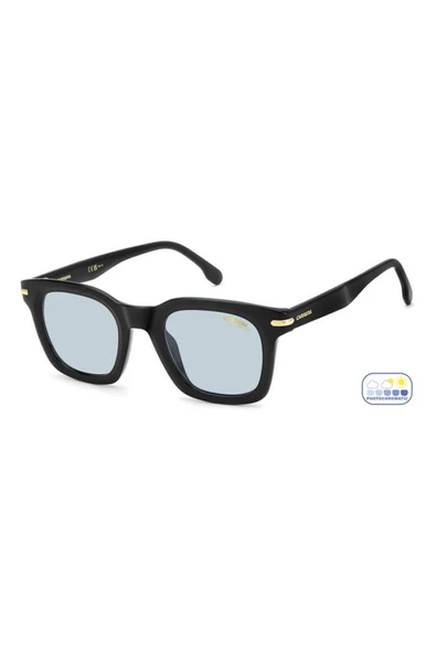Unisex Kemik Güneş Gözlüğü 365/s Siyah çerçeve Mavi Uv 400 Cam ürün görseli 1