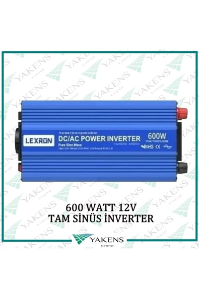 Lexron 600W 12V Tam Sinüs Inverter - Resim 2