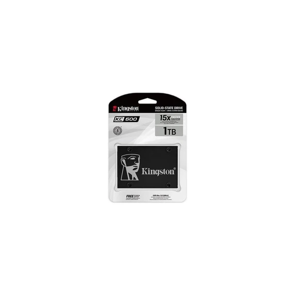 Kingston KC600 SKC600/1024G SATA 3.0 2.5" 1 TB SSD ürün görseli 1