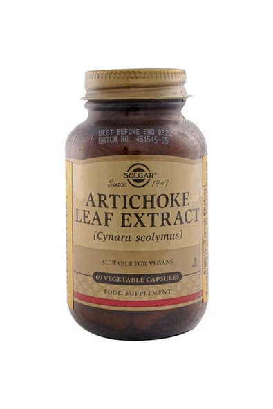 Solgar Artichoke Leaf Extract 60 Kapsül ürün görseli 1