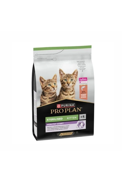 PRO PLAN Somonlu Kısırlaştırılmış Yavru Kedi Maması 3 kg ürün görseli 1