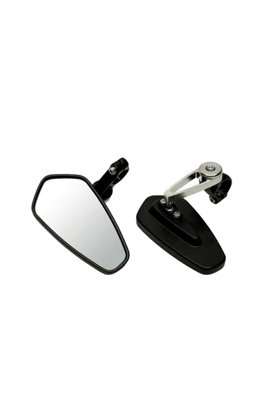 Universal Motosiklet Gidon Aynası Tüm Modeller Uyumlu -GRİ ürün görseli 1