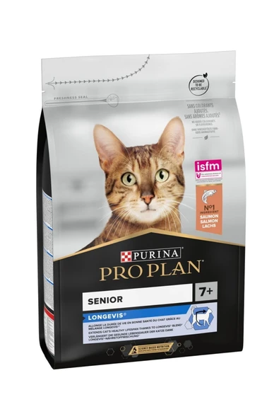 PRO PLAN Original Senior +7 Somonlu Yaşlı Kedi Maması 3 Kg ürün görseli 1