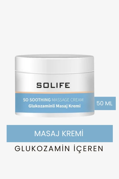 SOLIFE GLUKOZAMİNLİ AĞRI AZALTICI MASAJ KREMİ ürün görseli 1
