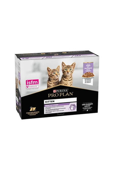 PRO PLAN Kitten Pouch Hindili Yavru Kedi Konservesi 10 Adet 85 Gr ürün görseli 1