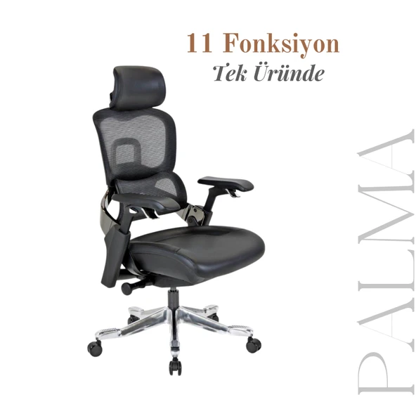 Casella Palma Fileli Yönetici Koltuğu | Ofi̇s Koltuğu | Ergonomik, Şık Ve Fonksiyonel ürün görseli 1