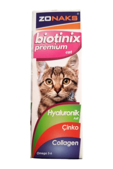 ZONAKS Biotinix Premium Cat 50 ml Zonaks Biotin Çinko Collagen Takviyesi ürün görseli 1