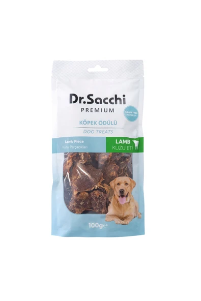 DR. SACCHİ Dr.Sacchi Premium Kuzu Parçacıklı Tahılsız Köpek Ödülü 100 Gr ürün görseli 1