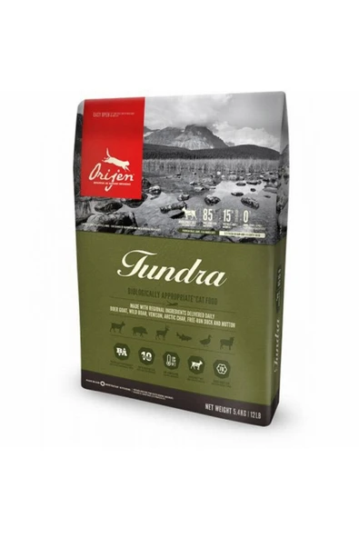 ORİJEN Tundura Tahılsız Kedi Maması 5,4 Kg ürün görseli 1