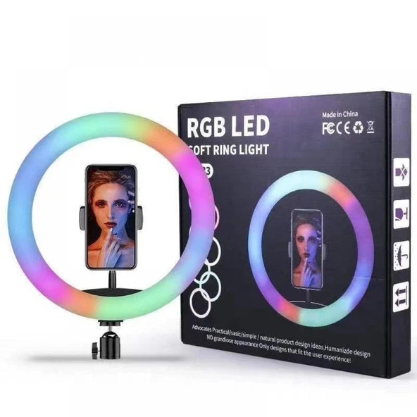 OEM MJ30 RGB Led Selfie Işığı Tripodlu ürün görseli 1