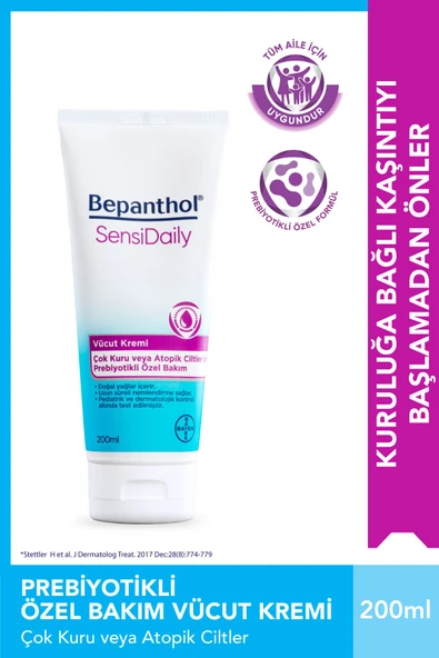 Bepanthol Sensidaily Vücut Kremi 200ml ürün görseli 1