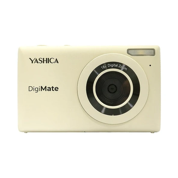 Yashica Digimate Beyaz Dijital Fotoğraf Makinesi ürün görseli 1
