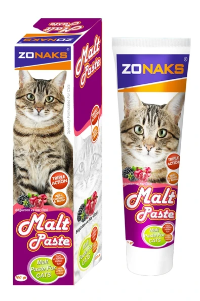 ZONAKS Yetkili Satıcı - Zonaks Tüy Yumağı Önleyici Malt Paste 100 Gr. ürün görseli 1