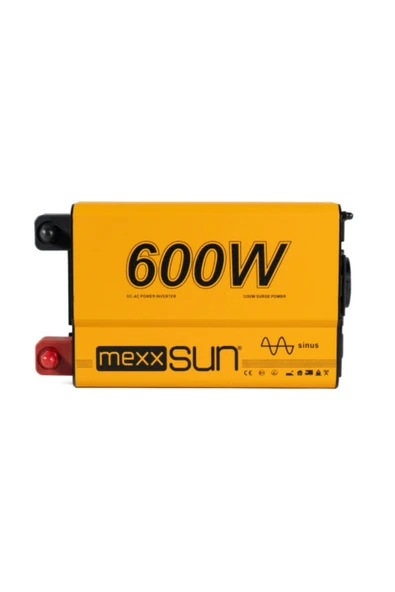 Mexxsun 600W 12V Tam sinüs Inverter ürün görseli 1