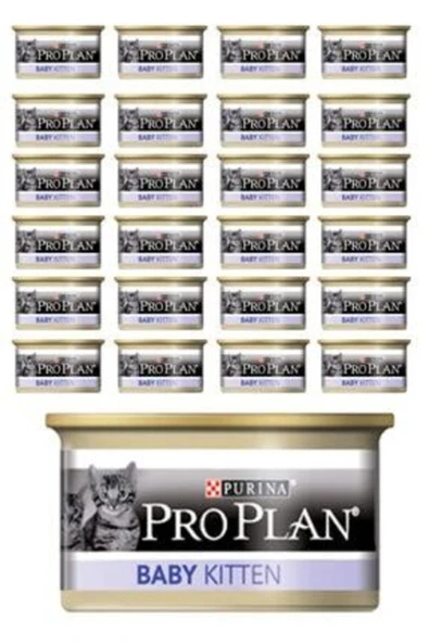 PRO PLAN Pro Plan Baby Kitten Tavuklu Konserve Yavru Kedi Maması 85 gr x 24 Adet ürün görseli 1