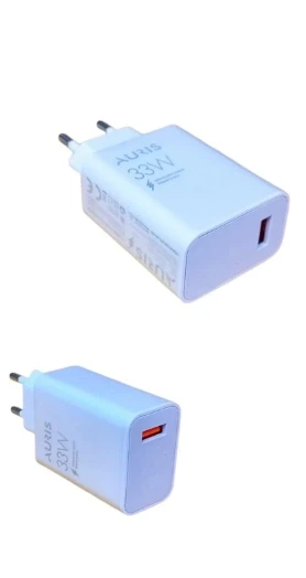 33W AURIS-CH33 USB Turbo Fast Charger / Tüm Marka ve Modellere Uyumlu ADAPTÖR ürün görseli 1