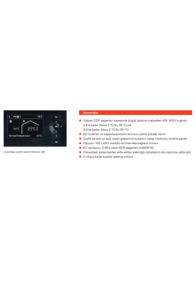 Viessmann Vitocal 100S-B08 10kW Split Isı Pompası - Resim 5