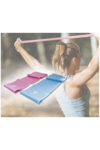 Triathlon T124 2’li Direnç Bandı Seti | Pilates & Fitness Egzersiz Bandı | 2’li Direnç Lastiği Seti ürün görseli 1