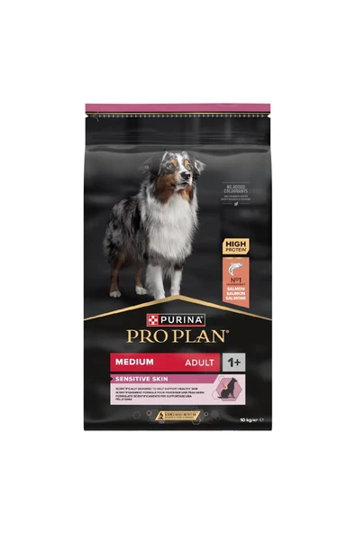 PRO PLAN Proplan Medium Somonlu Hassas Yetişkin Köpek Maması 10 Kg ürün görseli 1