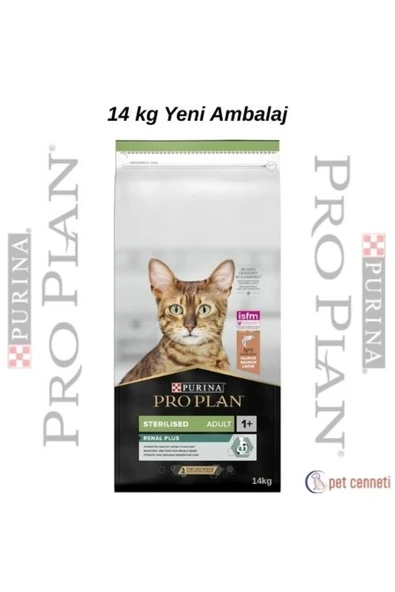 PRO PLAN Sterilised Somonlu Kedi Maması 14 kg ürün görseli 1