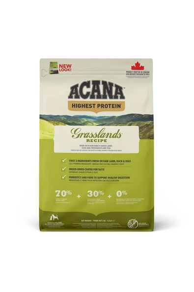 ACANA Grasslands Etli Tahılsız Köpek Maması 2 Kg ürün görseli 1