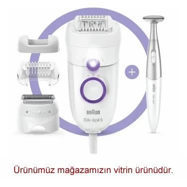 Braun Silk-Epil 5 5825 3'ü 1 Arada Kablolu Kuru Kullanım Epilatör + Bikini Trimmer ürün görseli 1