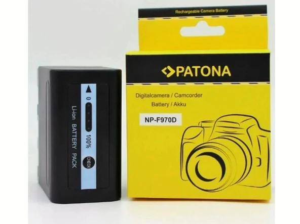 Patona Sony Np-f970D Batarya Pil Göstergeli ürün görseli 1