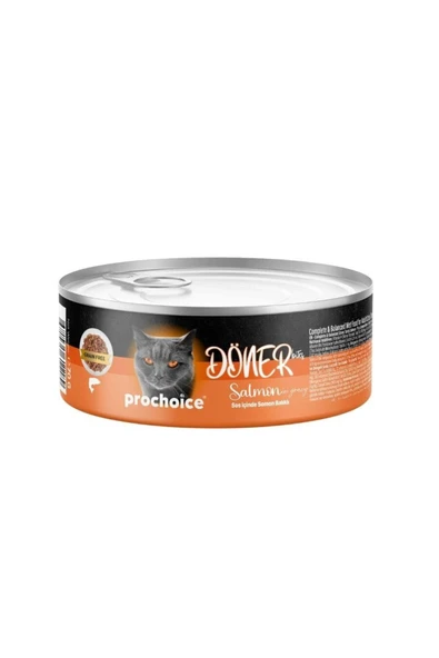 PROCHOİCE Döner Bites Sos İçinde Somon Balıklı Yetişkin Kedi Konservesi 70 Gr ürün görseli 1
