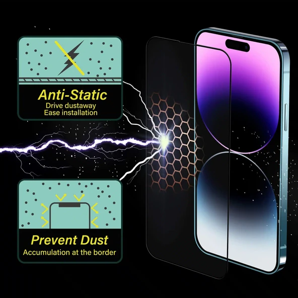 Norino RM Note 12 Pro Plus – Redmi Antistatik Cam Tam Kaplayan Ekran Koruyucu ürün görseli 1